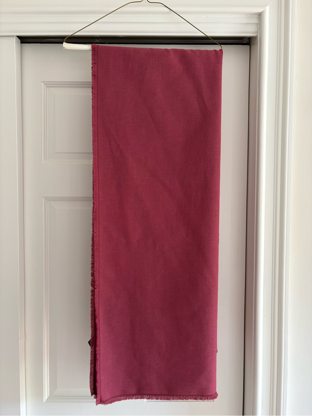 Lululemon wool blend scarf in mulled mulberry